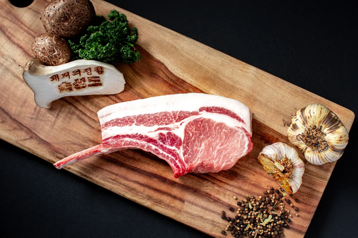 960熟成骨付きロース（350g）