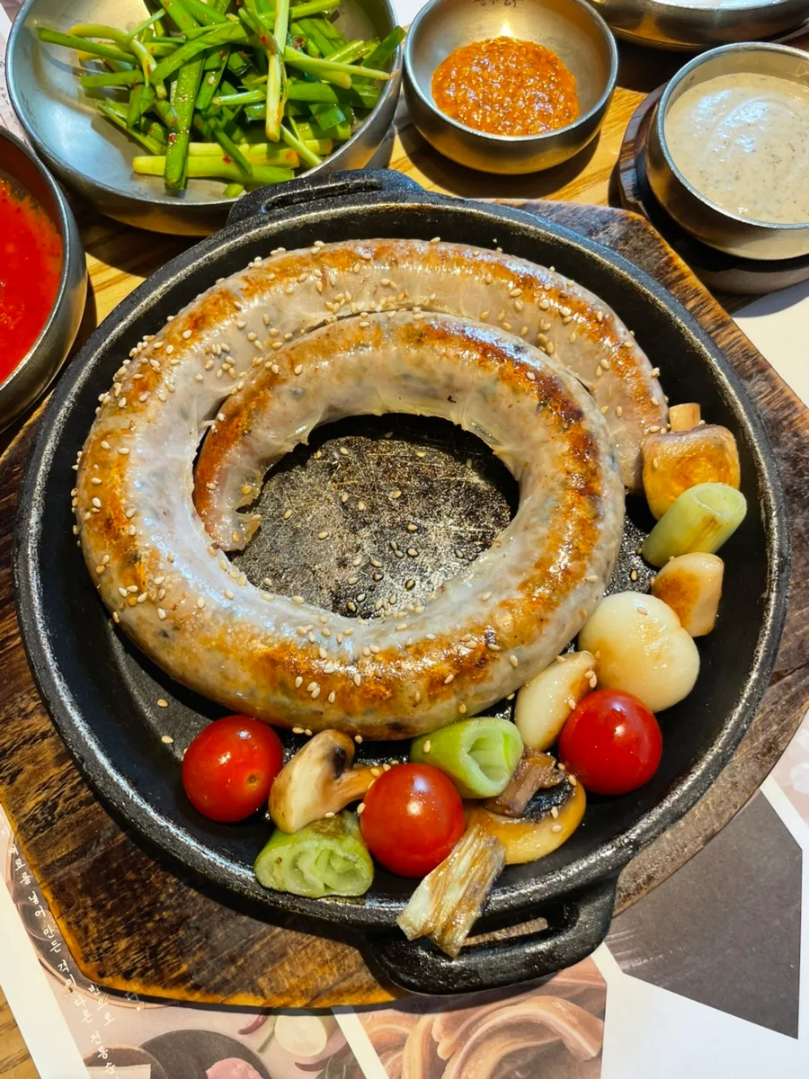 焼き目のついたスンデステーキ