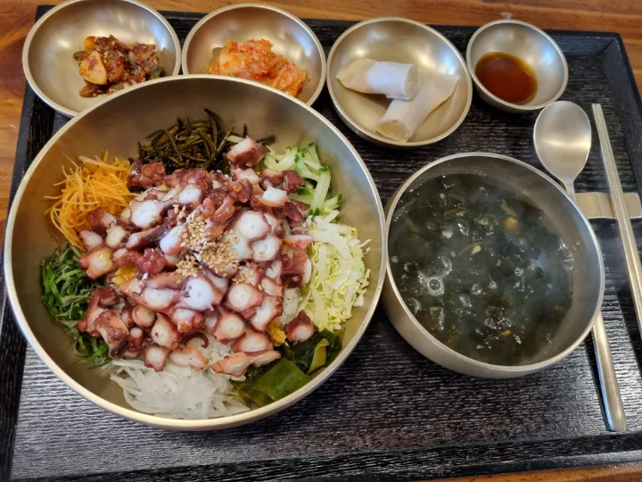 タコのビビンバ