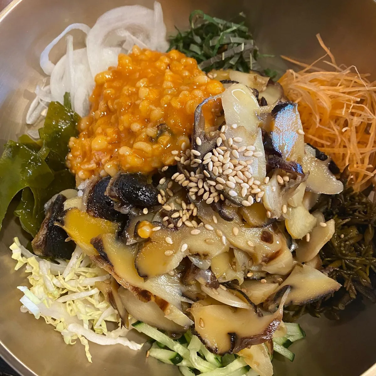 サザエと野菜のビビンバ