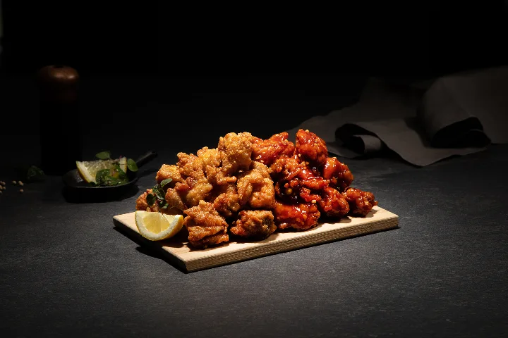 骨なしフライド＆ヤンニョムチキン ハーフ＆ハーフ