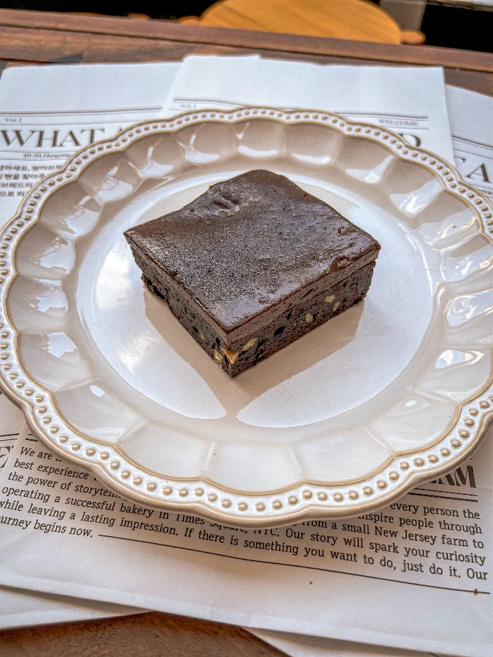 チョコとマシュマロのブラウニー