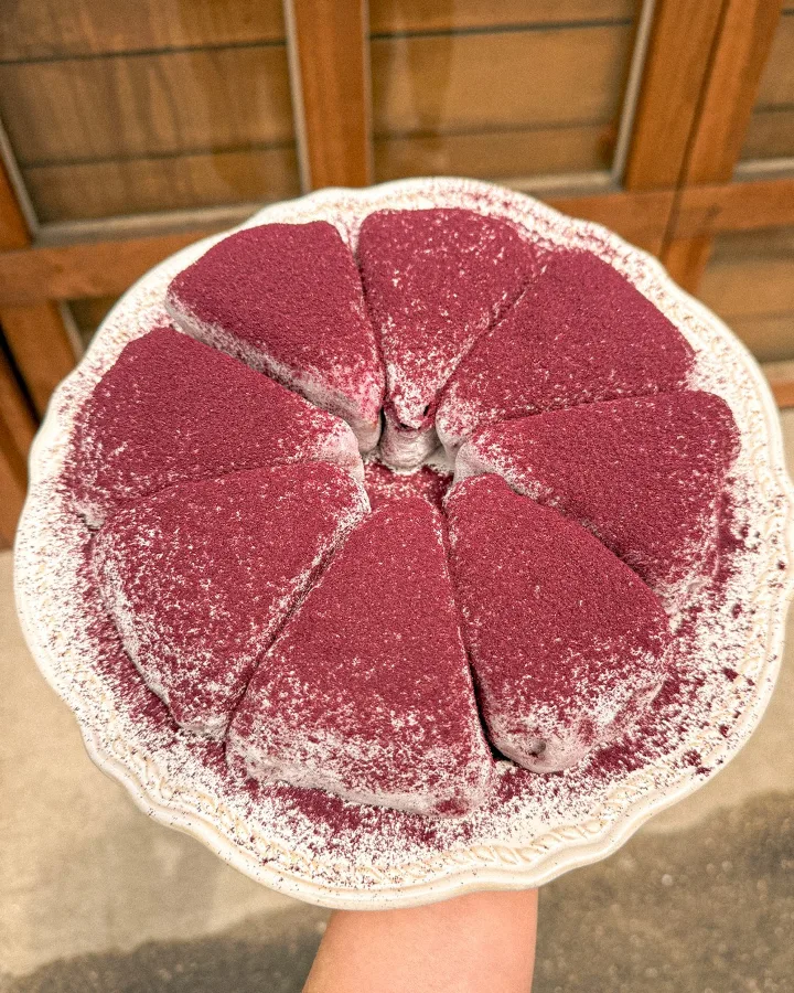 ブルーベリーもちチーズケーキ