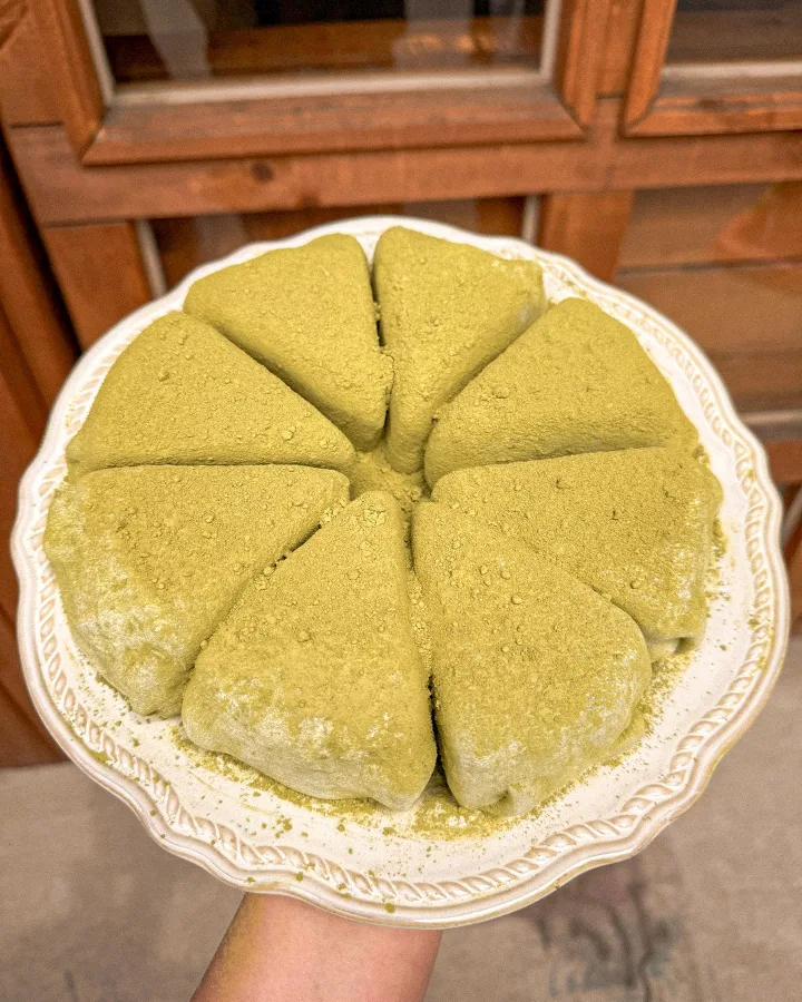 抹茶もちチーズケーキ